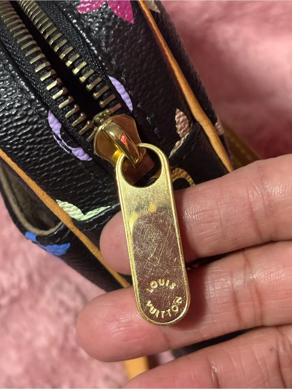 Louis Vuitton Black Multicolor Monogram Small Crossbody Bag